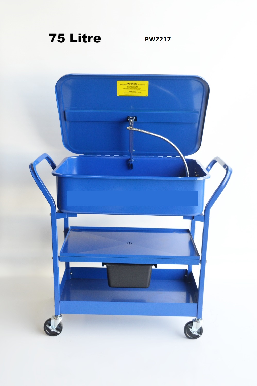 Parts Washer on Wheels with Parts Drip Tray 75ltr DTM Trading