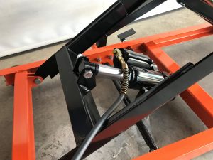 Motorcycle Air/Hydraulic Lift Bench 2000mm Long + Ramp