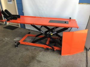 Motorcycle Air/Hydraulic Lift Bench 2000mm Long + Ramp
