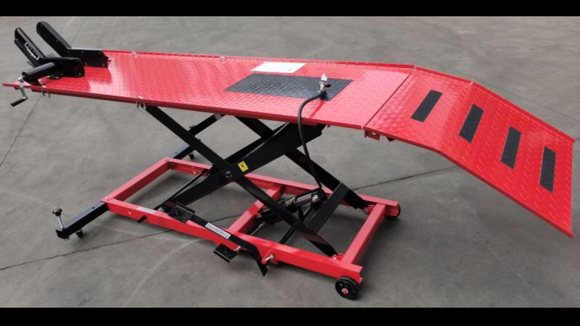 Motorcycle air/hydraulic lift bench 450 kg (MB6003R) DTM Trading