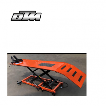 Motorcycle Air/Hydraulic Lift Bench 2000mm Long + Ramp