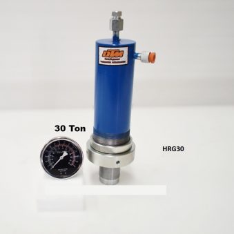 Hydraulic Ram and Gauge 30ton