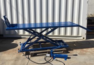 Motorcycle Lift Bench Air/Hydraulic 680kg 2200mm Long