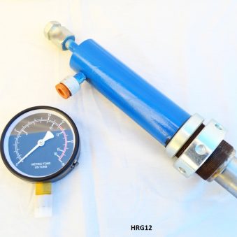 Hydraulic Ram and Gauge 12ton