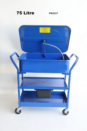 Parts Washer on Wheels with Parts Drip Tray 75ltr