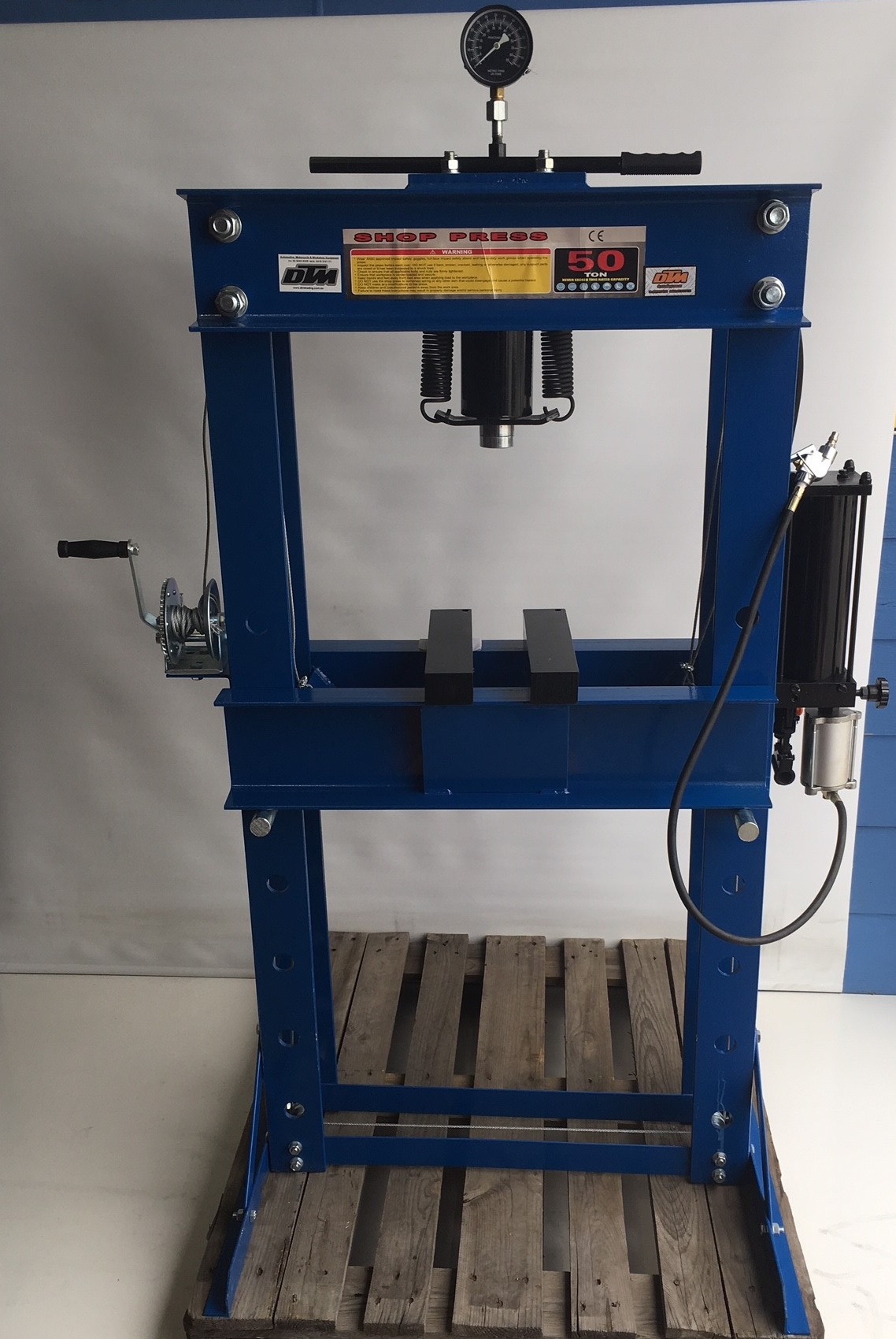 Shop press air/hydraulic pump 50t DTM Trading