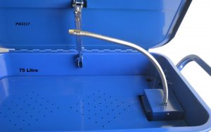 Parts Washer on Wheels with Parts Drip Tray 75ltr