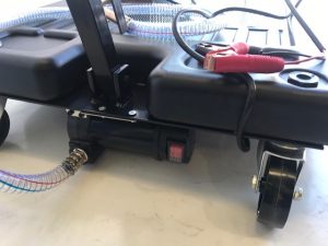 Oil/Coolant Drainer Catch Tray with 12volt Pump