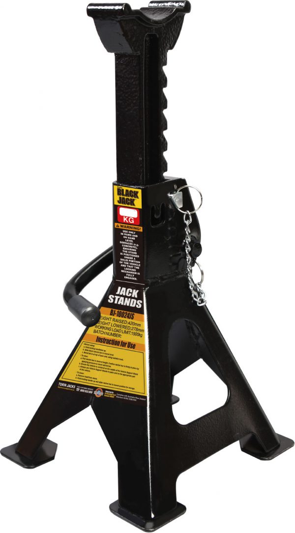 BLACK JACK 2000KG JACK STANDS (BJ10034JS) DTM Trading