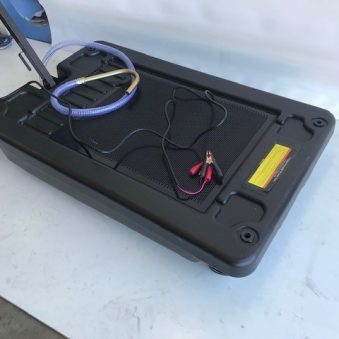 Oil/Coolant Drainer Catch Tray with 12volt Pump