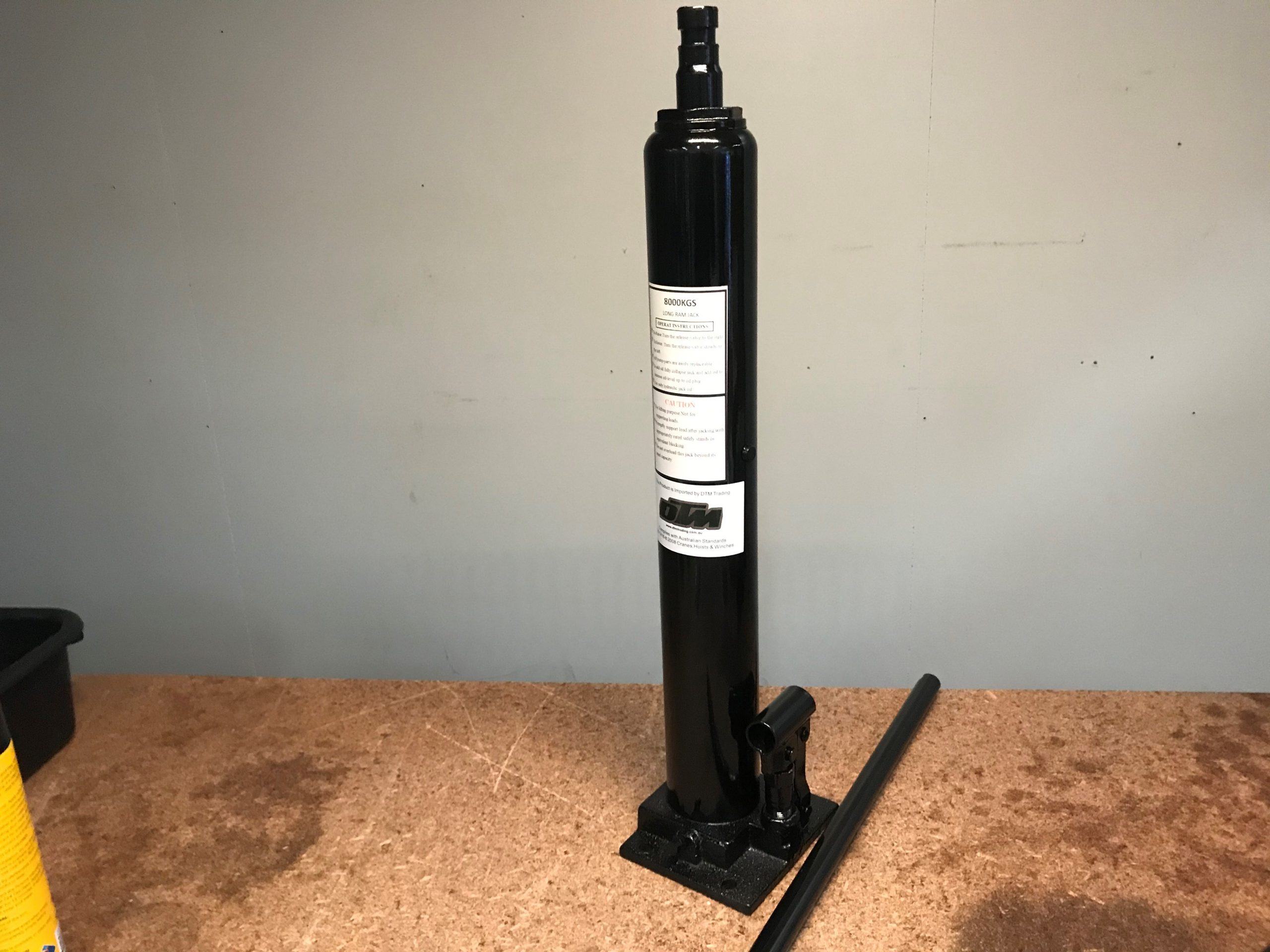 FLAT BASE HYD RAM 8000kg ENGINE CRANE, UTE CRANE, HOIST LONG RAM JACK