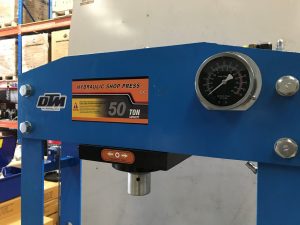 50 ton Shop Press Sliding Head