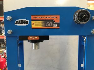 50 ton Shop Press Sliding Head