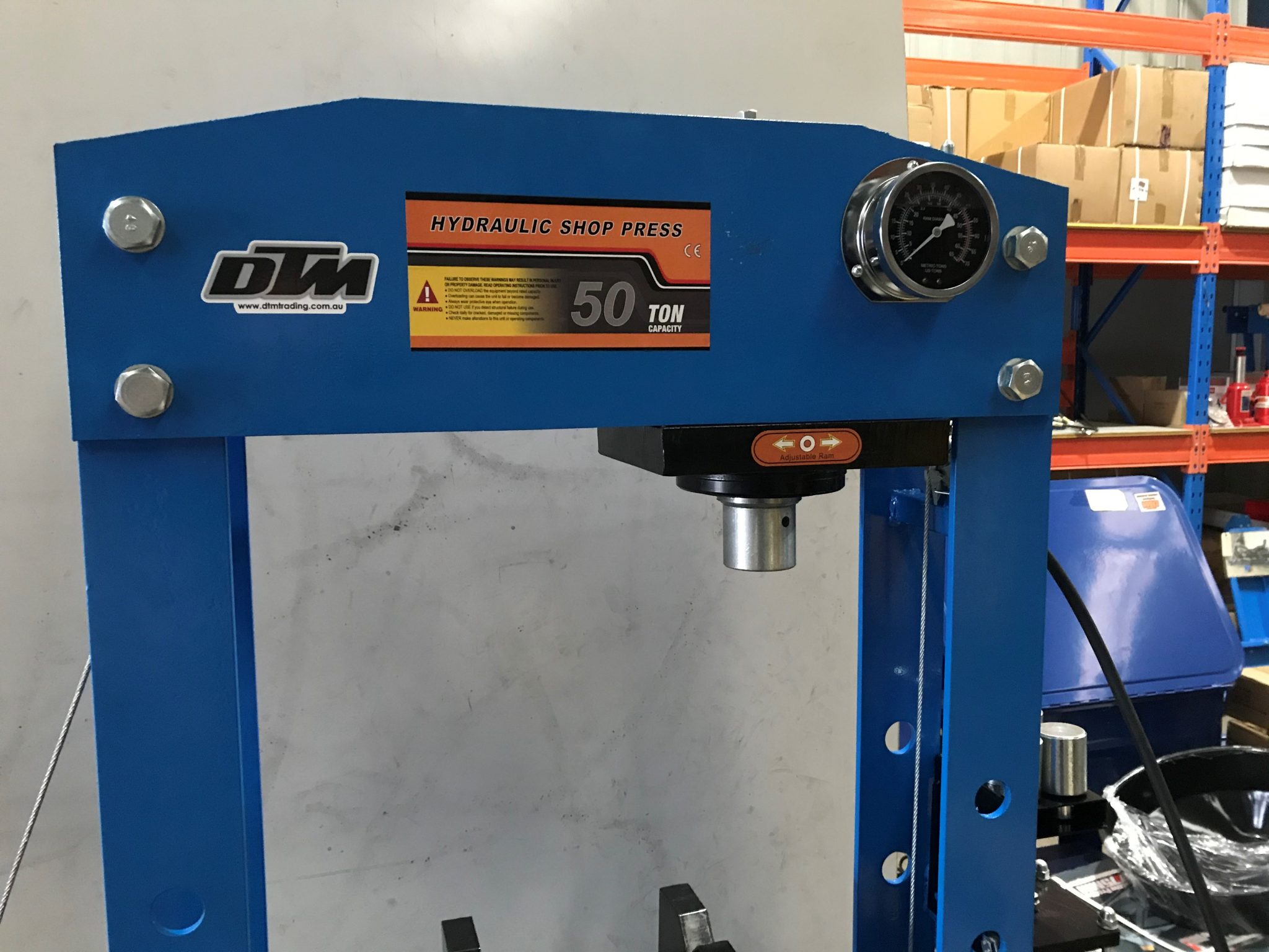 50 ton Shop Press Sliding Head DTM Trading