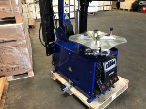 Tyre Changer Machine, Tilt Back and Side Assist Arm 10" to 24" Wheels