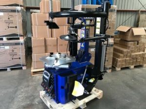 Tyre Changer Machine, Tilt Back and Side Assist Arm 10" to 24" Wheels