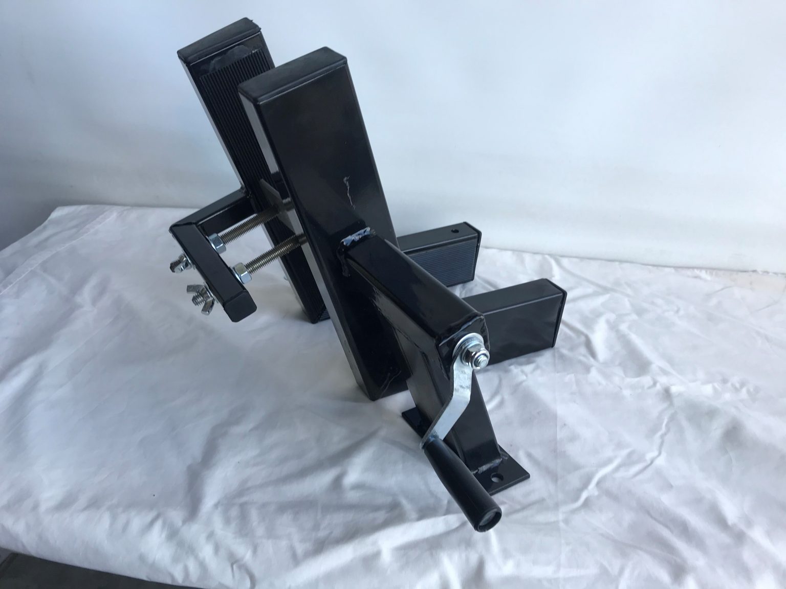 Motorcycle Lift Bench Wheel Clamp Wheel Chock Support DTM Trading