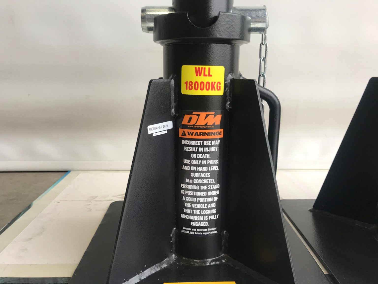 Black Jack Heavy Duty Jack Stands 18000kg x 2 DTM Trading