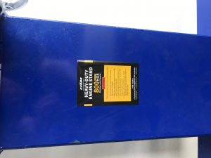 ES800 Engine Stand 800kg 360 Degree Gear Drive, Rotating Head and Drip Tray