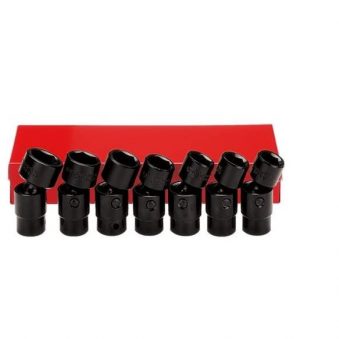 A5581 7 Piece 3/8-Inch Drive Flex Impact Socket Set
