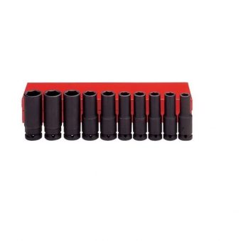A5612 10 Piece 1/2" Deep Air Impact Socket Set (SAE)