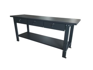 SWB3DB  Steel Work Bench, Work Table 3 Drawers, Garage Work Bench Three Drawer ( Grey Colour )