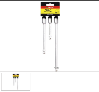 T11350 Wobble Extension Bar Set
