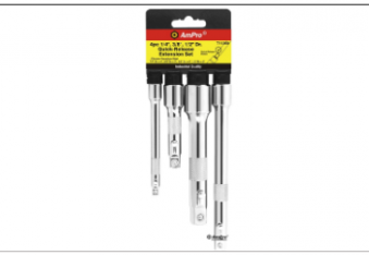 T11369 1/4" 3/8" 1/2" Drive Extension Set 4 Piece