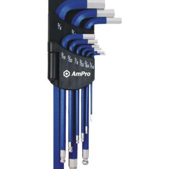 T22983 9 piece Magnetic Ball Point Hex Wrench Set