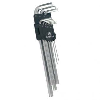 T23120 9 piece Stripping Extra Long Hex Wrench Set (1.5 - 10mm)- S2