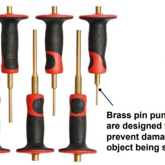 T29659 6piece Branch Pin Punch Set.