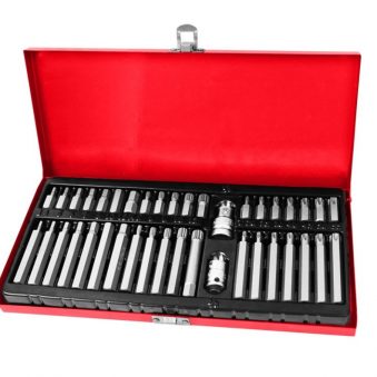 T33275  40Pc Hex / Spline / Star Bit Set