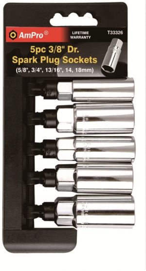T33326  5piece Spark Plug Socket Set