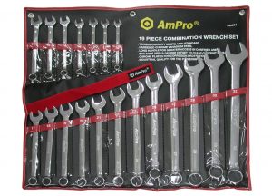 T40084 19 piece Combination Wrench Set