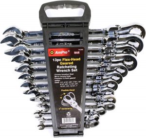 T42395 13piece Flex-Head Gear Ratcheting Wrench Set
