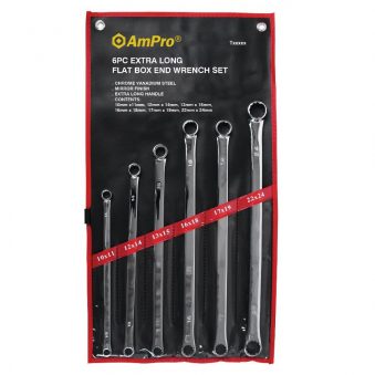 T42461 - 6piece Wrench Extra Long Flat Box End