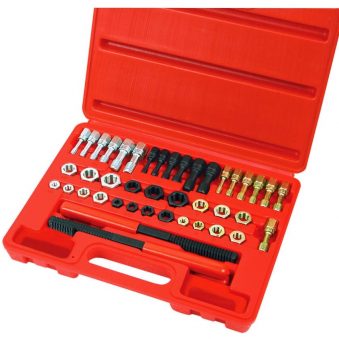 T75621 43piece Rethreading Set - UNF, UNC and Metric