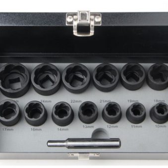 T75747 14pc 1/2" Drive Twister Socket Set
