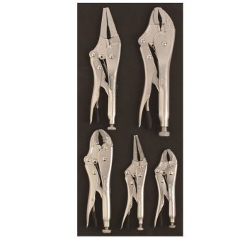 TS38347  5piece Lock Grip Plier Set