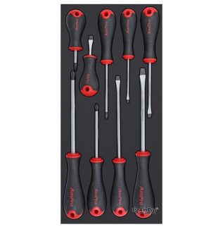 TS42993 9 piece Xtro - Soft Screwdriver Set (Phillips & Slotted)