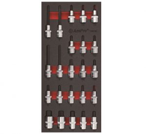 TS43236 23 piece 1/2" Dr.Hex and Star Bit Socket Set