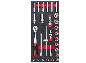 TS55327 28 piece 3/8" Dr.Socket Set (Metric)