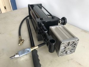 Shop Press 75t Air/Hydraulic Pump, Air Hose and Foot Pedal Assembly (HP75AH)