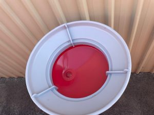 Oil Drainer Waste Oil Collector 80ltr Air to Empty ( Red )