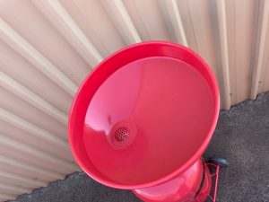 Oil Drainer Waste Oil Collector 80ltr Air to Empty ( Red )