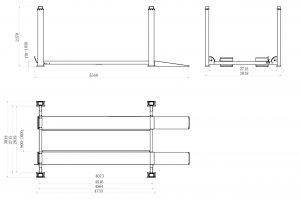 Sunshine 4000kg 4 Post Hoist ( CH4P )