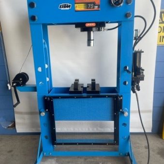 75 Ton Shop Press Air/Hydraulic Sliding Head